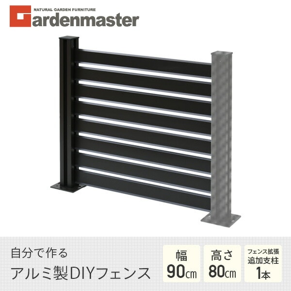 販売終了】アルミフェンス (幅90 高さ80cm) フェンス拡張セット アルミ