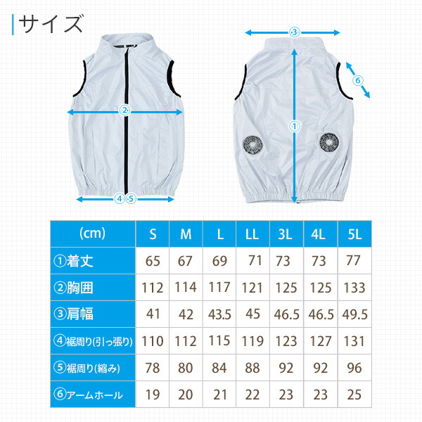 販売終了】KAZEfit ファン付きウエア ファン/バッテリー付き