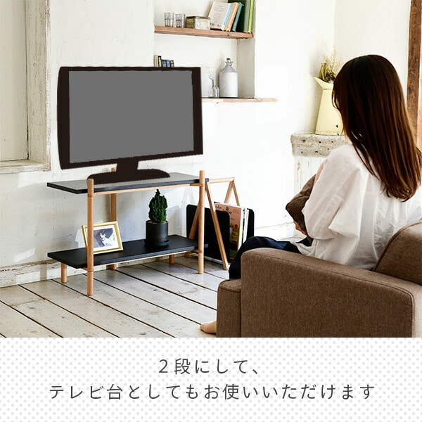 オープンシェルフ ラック 幅80 奥行き36.5 高さ92.5cm LER-3 山善 YAMAZEN