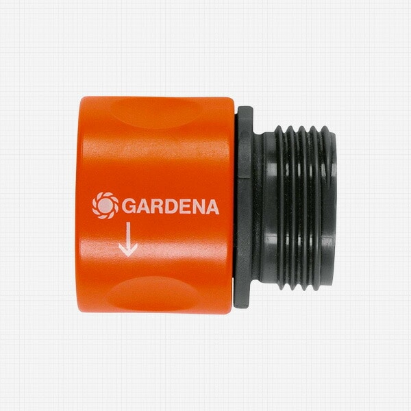 水栓連結コネクター ネジ式およびニップル 26.5mm G3/4 2917-20 901026801ガルデナ GARDENA