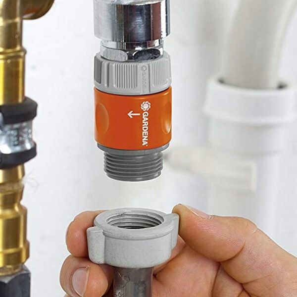水栓連結コネクター ネジ式およびニップル 26.5mm G3/4 2917-20 901026801ガルデナ GARDENA