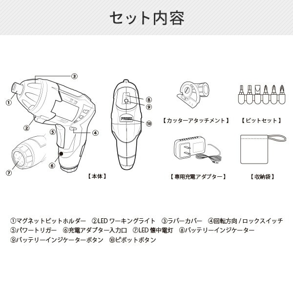 コードレス電動カッター SE0004 スマイル