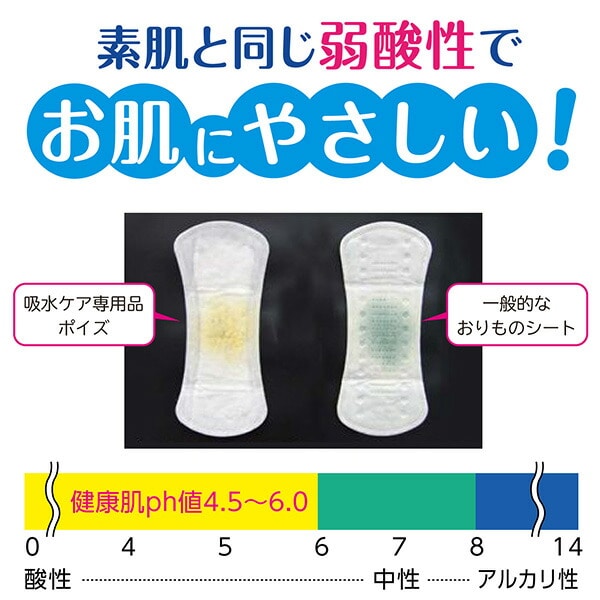 ポイズ さらさら素肌 Happinessin 吸水ナプキン 快適の微量用 14枚×24パック 日本製紙クレシア
