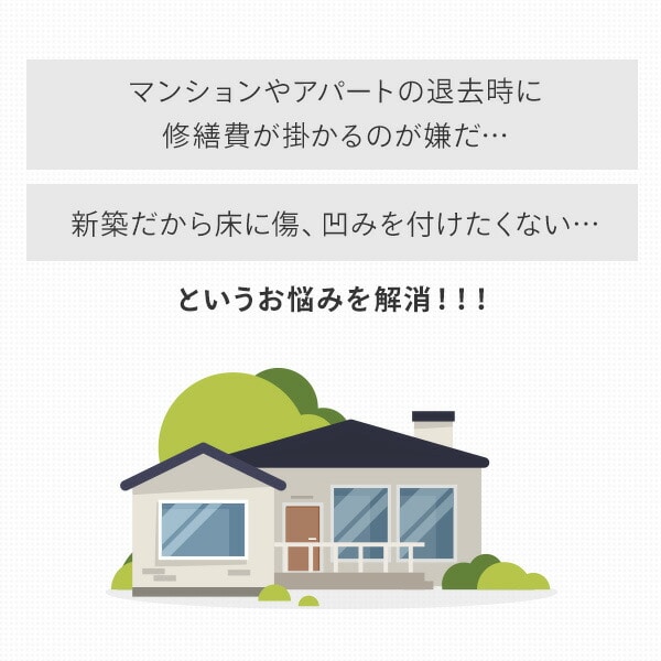 【10％オフクーポン対象】冷蔵庫床プロテクトマット Lサイズ 幅75 奥行75 MK004L 緑川化成工業