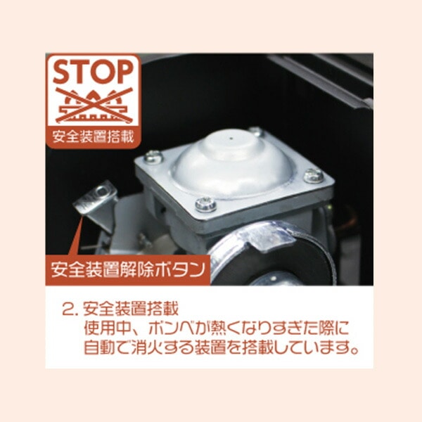 卓上カセット ガスコンロ 焼きまへんか2 KC-112(BK) ニチネン
