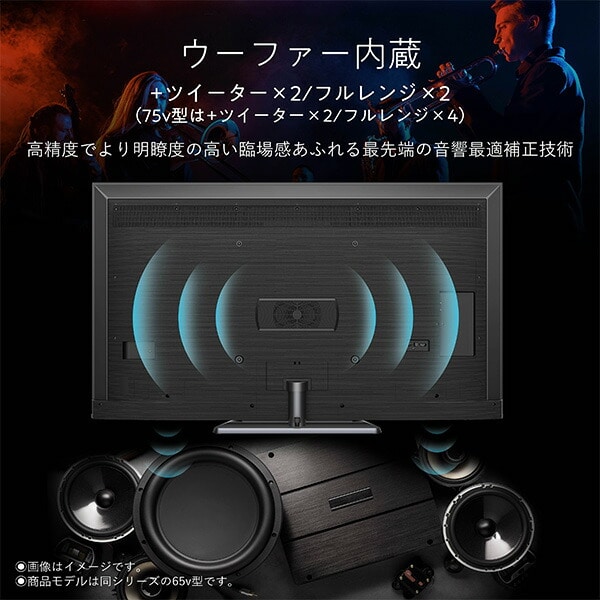 テレビ TV 75型 4K NEOエンジンplus2021搭載 HDR対応 外付けHDD録画対応 裏番組録画対応 75U8FG ハイセンスジャパン Hisense