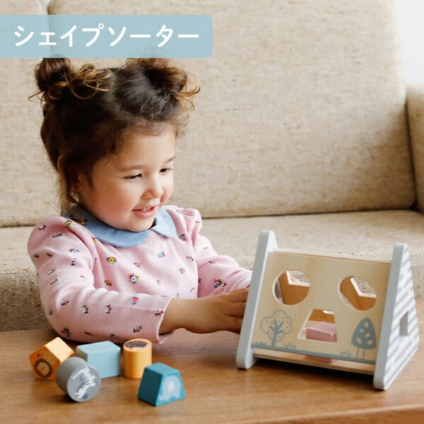 木製玩具 シェイプソーター (対象年齢2才から) TYPR44007 ポーラービー Polar B