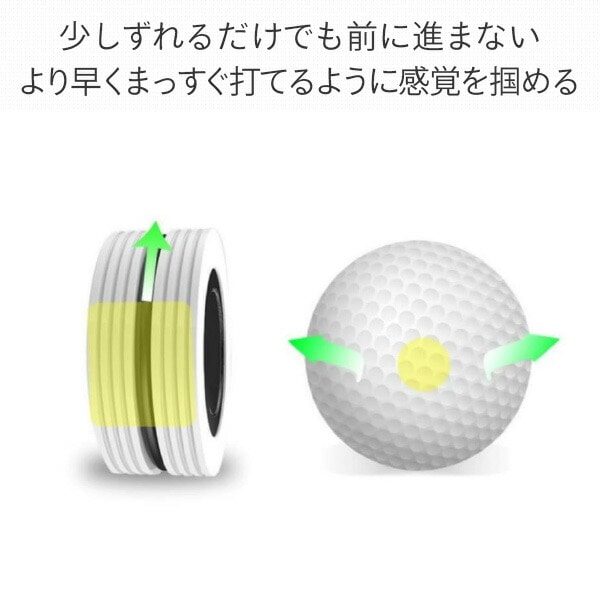 ゴルフ パッティング トレーニング ロール 練習器具 WK403 ホワイト エンリス商事