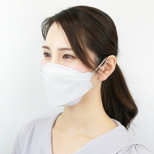 接触冷感 KN95 立体4層構造 不織布マスク 30枚入り トレードワン ※最低購入個数2個以上