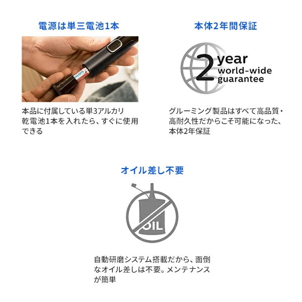 ノーズエチケットカッター1000 Nose trimmer series1000 NT1650/17