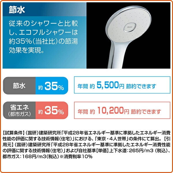 LIXIL  サーモスタットバス水栓 めっきハンドル・めっきエコアクアスイッチシャワー 寒冷地 RBF-914NEW イナックス INAX