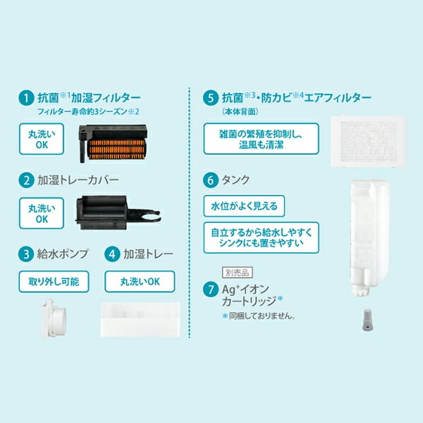 セラミックヒーター 加湿機能 プラズマクラスター 1200W 最大加湿量約650mL 抗菌加工操作パネル HX-SK12 シャープ SHARP