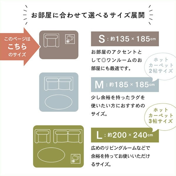 【10％オフクーポン対象】極厚 フランネル ラグ 1.5畳 135×185cm 洗える 抗菌 防臭 防ダニ YGR-1418 山善 YAMAZEN