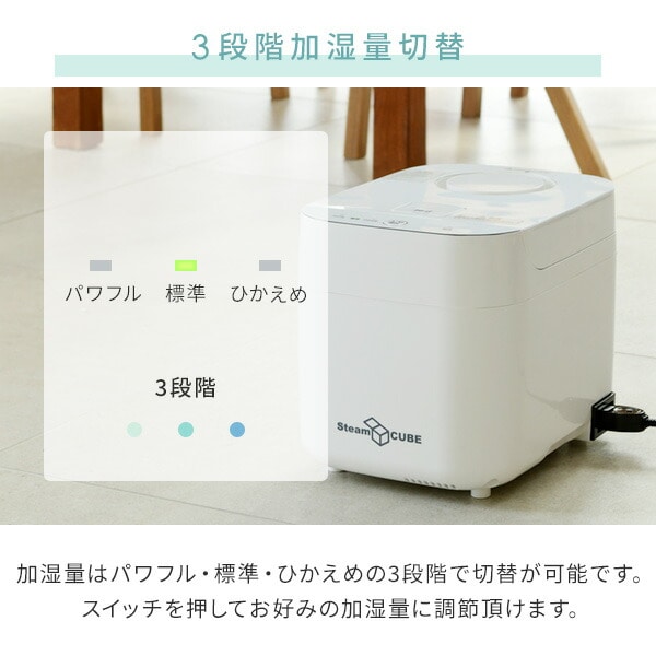 スチーム式加湿器 上から給水 卓上 加熱式 タンク容量 2.8L KSF-K284