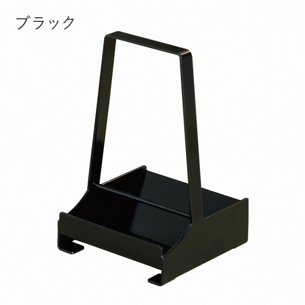 なべ蓋＆お玉スタンド キッチンツールスタンド LLS-WH/LLS-BK コレンド COLLEND