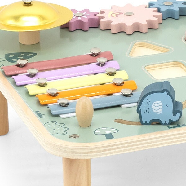 アクティビティテーブル 木製 仕掛け おもちゃ ベビー (対象月齢18ヶ月から) TYPR44083 ポーラービー Polar B
