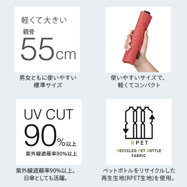 【10％オフクーポン対象】折りたたみ傘 ベーシックライトマルチミニR マブ mabu/SMV JAPAN