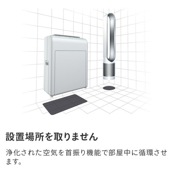 【人気定番お得】11EM11 dyson ダイソン TP00 空気清浄機能付ファン ピュアクール 扇風機・サーキュレーター