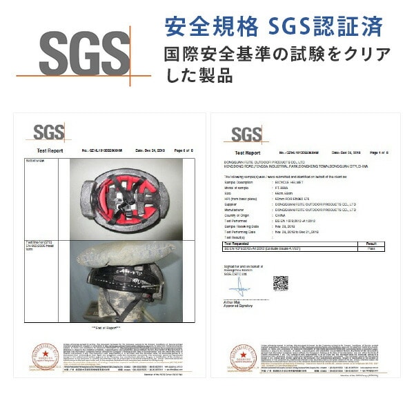 SGS認証 自転車 折りたたみヘルメット ライト付き (適応頭囲 56-61cm) WKS593 和漢侍