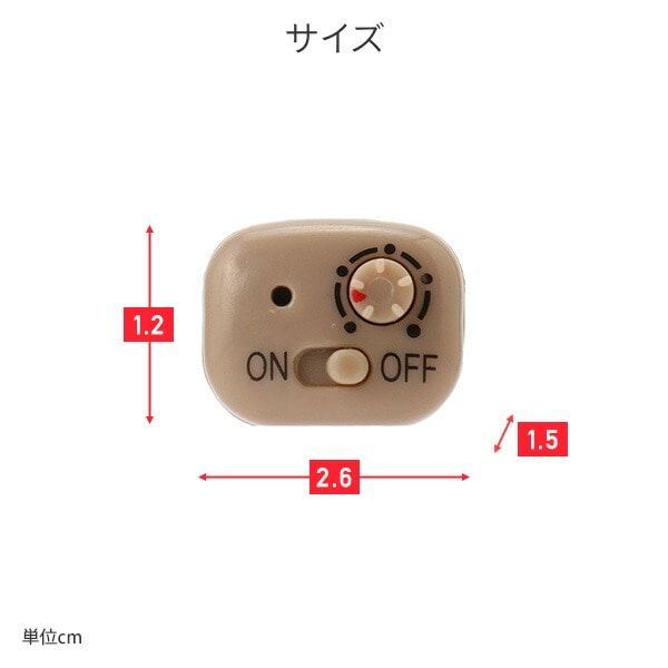 【10％オフクーポン対象】集音器 ワイヤレス 片耳セット 小型 USB充電 耳穴式 5段階 音量調整ダイヤル付き 両耳兼用 QY-EAR01 QTJ クオリティトラストジャパン
