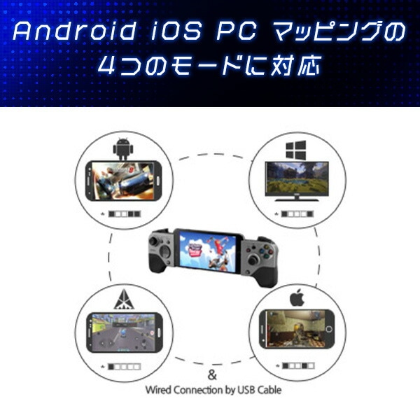 【10％オフクーポン対象】ゲームパッド ワイヤレスゲーム コントローラー Windows iOS X-Cloud Stadia Geforce対応 SHAKS-S5i SHAKS シャークス