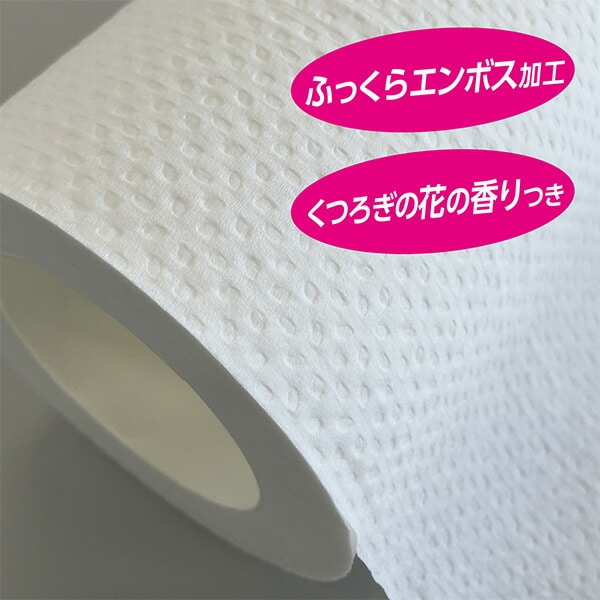 スコッティ トイレットペーパー フラワーパック 3倍長持ち ダブル 12ロール×2パック(24ロール) 日本製紙クレシア