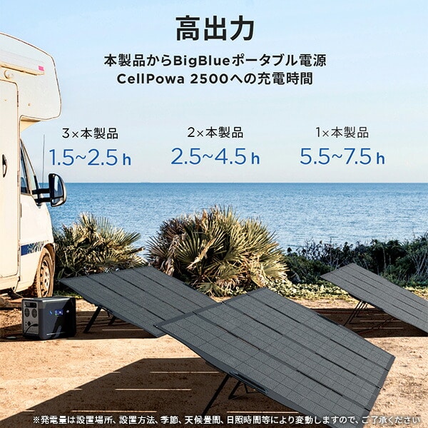 【10％オフクーポン対象】Bigblue ソーラーパネル Solarpowa400 400W SP400 B1004V Bigblue Tech(ビッグブルーテック)