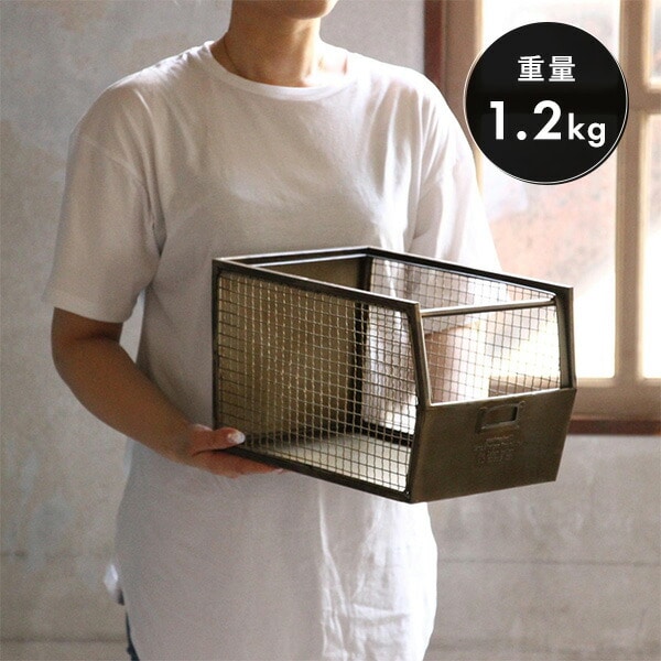 販売終了】GESHMACK アイアン スタッキングボックス 1個 GFA224