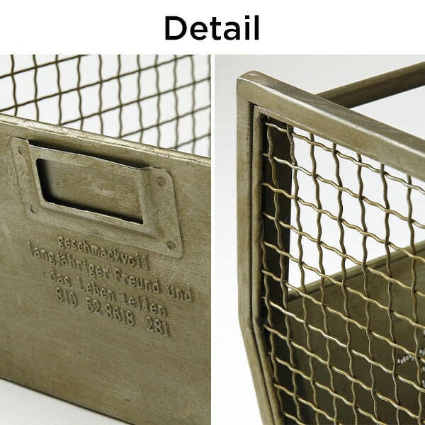 販売終了】GESHMACK アイアン スタッキングボックス 1個 GFA224