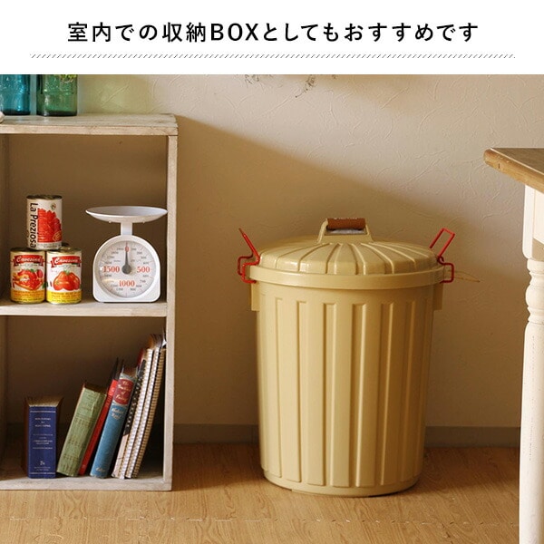 PALE×PAIL ふた付きゴミ箱 丸型 45L IWLY2210 スパイス SPICE OF LIFE