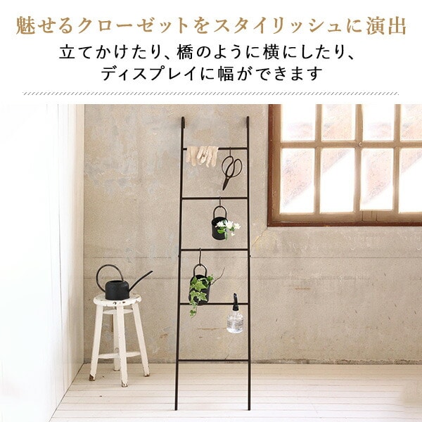 JOSEPH IRON ジョセフアイアン ラダーシェルフ 組立式 W38×D5×H165cm DTFF9240 スパイス SPICE OF LIFE