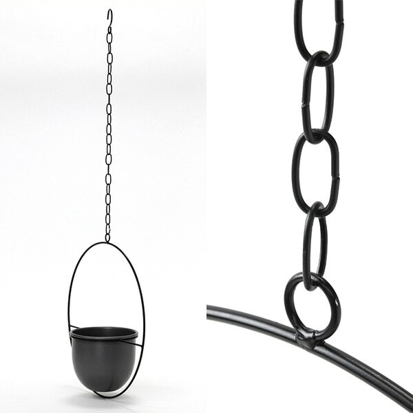 ラウンドアイアンフレーム ハンギングポット 幅34 奥行15 高さ36cm TJXT1100 スパイス SPICE OF LIFE