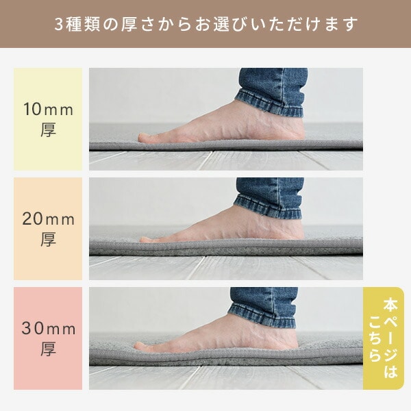 【10％オフクーポン対象】防音マット ゆかモフ 170×170cm 2畳用 30mm厚 下敷き専用 SYM30-2 山善 YAMAZEN