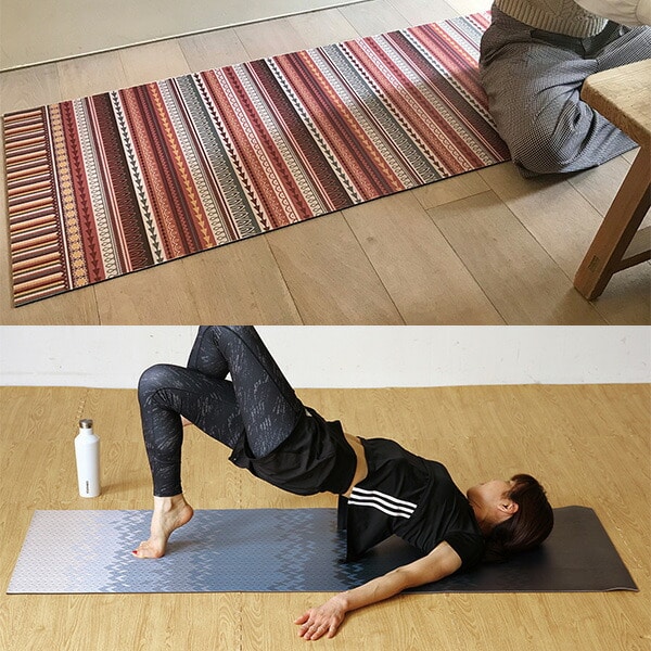 SENSE ヨガマット 61×173cm 厚さ5mm ストラップ付き PVC素材 スパイス SPICE OF LIFE