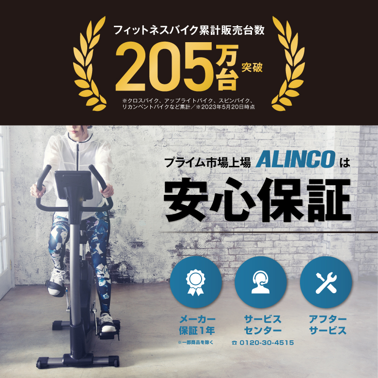 【10％オフクーポン対象】フィットネスバイク AFB4518 アルインコ ALINCO