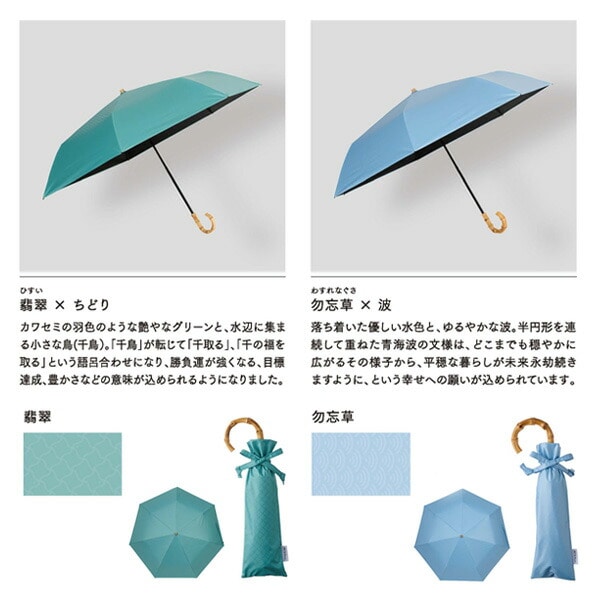 日傘 晴雨兼用傘 レディース 7本骨 遮光 折りたたみ 江戸 マブ mabu/SMV JAPAN