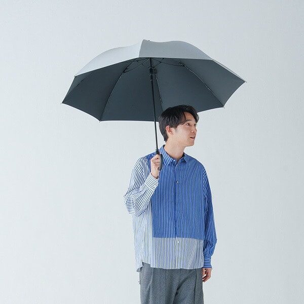 【10％オフクーポン対象】日傘 晴雨兼用 長傘 ダンガリーAW ジャンプ マブ mabu/SMV JAPAN