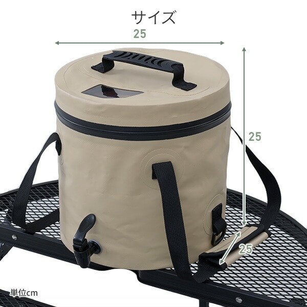 ウォータージャグ 折りたたみ 9L OTJ-12 山善 YAMAZEN キャンパーズコレクション ※飲用水用としては使用しないでください