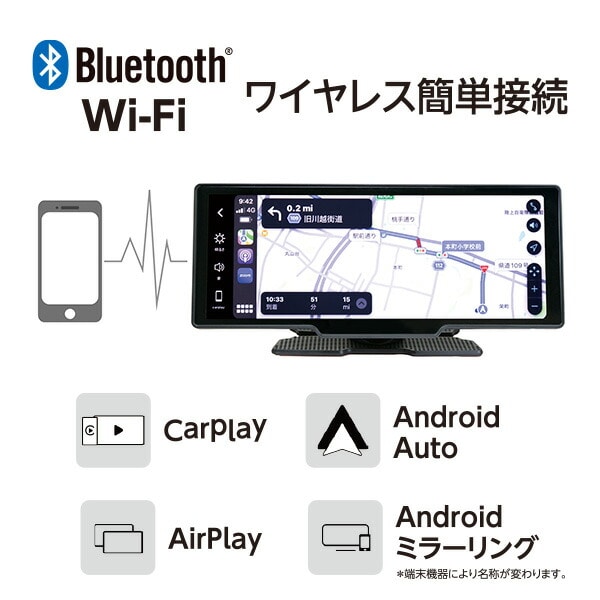 【10％オフクーポン対象】ディスプレイオーディオ カーナビ Bluetooth搭載 NPD-A100/A101S エンプレイス nplace
