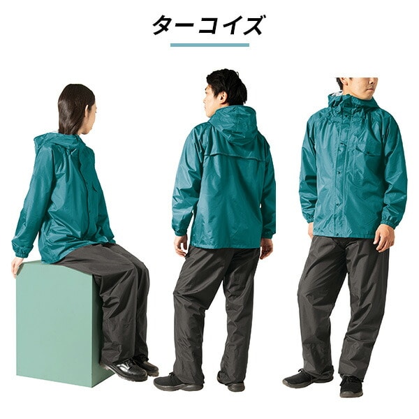 レインウェア レインスーツ 上下 全3色 DAILY RAIN SUIT AS-5120 マック Makku