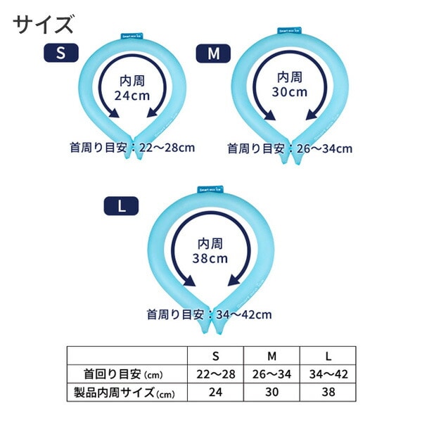 スマートエコアイス ネックバンド ひんやり 冷感 約27度 首 冷却 NS-ECO28 マルエヌ