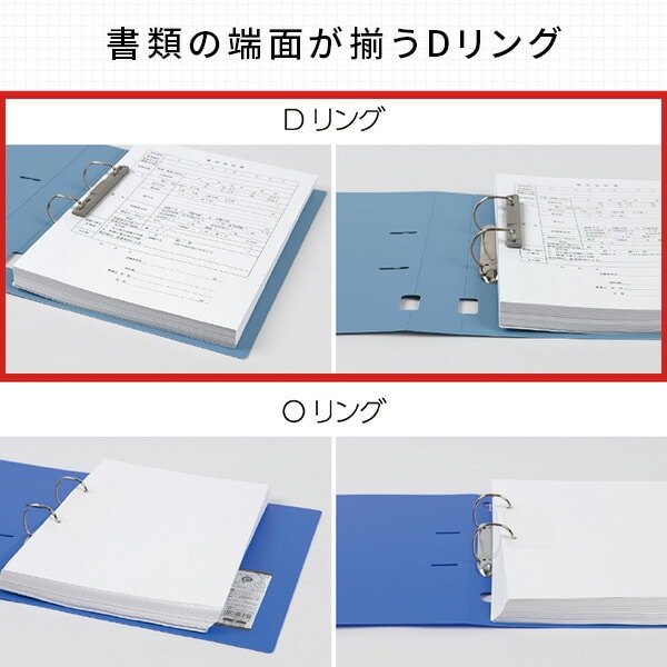 Dリングファイル A4 縦 2穴 (収容寸法：20mm/30mm) 10冊セット フ-FD420N/フ-FD430N コクヨ KOKUYO