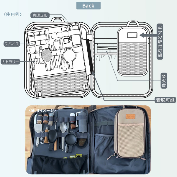 FUKUさんとのコラボ商品 ギアケースXL 215-AFXP363 ワイルドテック WILDTECH