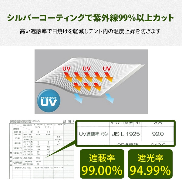 【10％オフクーポン対象】ポップアップテント フルクローズ メッシュ パッとサッとテント PATC-150 山善 YAMAZEN キャンパーズコレクション