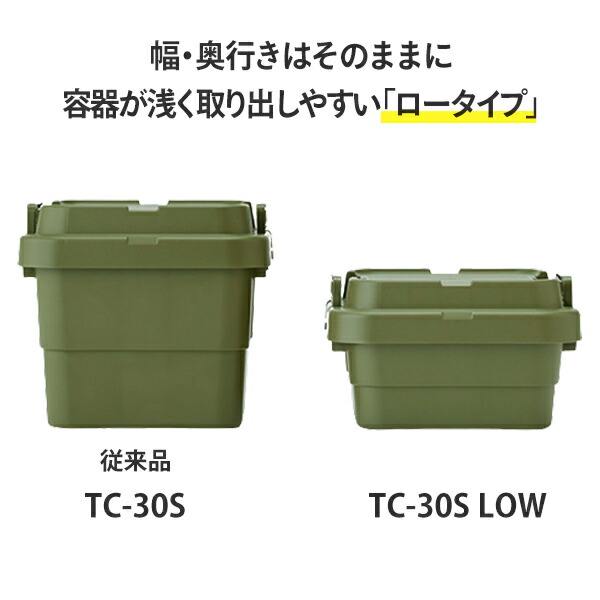 トランクカーゴ スタッキング 18L 収納 TC-30S LOW 座れる 収納ボックス リス RISU