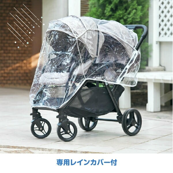 ジョイー Joie ベビーカー Evaliteduo(エヴァライトデュオ)レインカバー付き 41441/41453/41942 カトージ KATOJI