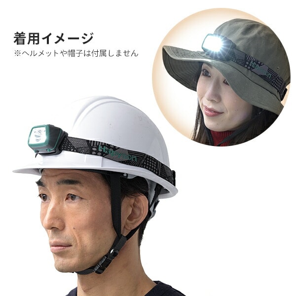 HAPYSON PROシリーズ 充電池 乾電池 どちらも使える LEDヘッドランプ 600ml 防水 防塵 IP54 2段階明るさ切替 YA-602 Hapyson ハピソン