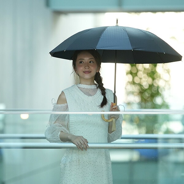 日傘 晴雨兼用傘 レディース 12本骨 遮光ショート 江戸 マブ mabu/SMV JAPAN