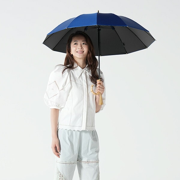 日傘 晴雨兼用傘 レディース 12本骨 遮光ショート 江戸 マブ mabu/SMV JAPAN