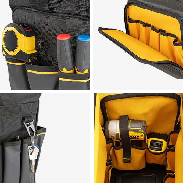 【10％オフクーポン対象】角型バッグ 工具収納 IP54防水防塵 DWST60104-1 デウォルト DEWALT
